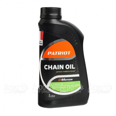 Масло Patriot G-Motion Chain Oil 1 л для смазки цепей в Челябинске