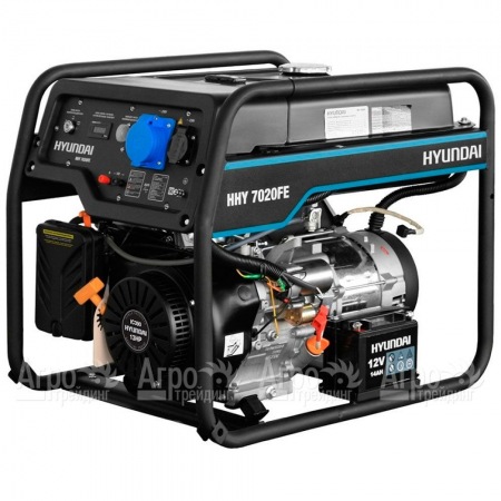 Бензогенератор Hyundai HHY 7020FE 5 кВт в Челябинске