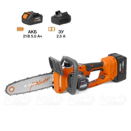 Аккумуляторная пила Daewoo DACS 2021Li SET 8" в Челябинске