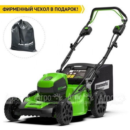 Газонокосилка аккумуляторная GreenWorks GD60LM51SPK4 в Челябинске