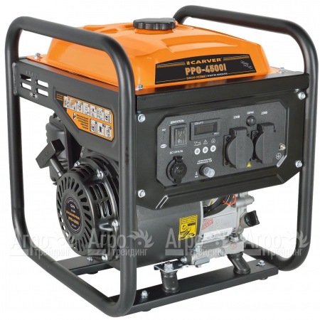 Инверторный бензогенератор Carver PPG-4500I 3.5 кВт в Челябинске