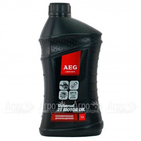 Масло минеральное Universal AEG 2T Motor Oil API TC 1 л для 2-х тактных двигателей в Челябинске