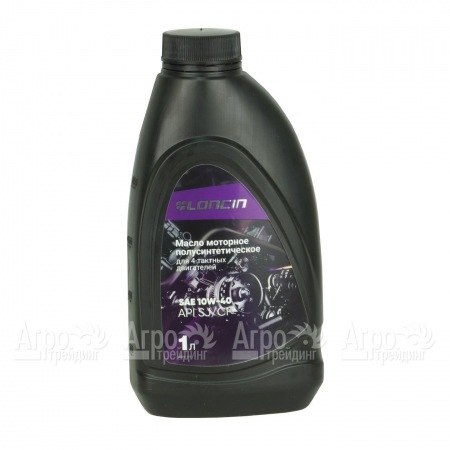 Масло моторное полусинтетическое Loncin 4T SAE 10W-40 API SJ/CF 1 л для 4-х тактных двигателей  в Челябинске