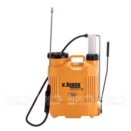 Ранцевый помповый опрыскиватель Volpi V.black Komfort 12l в Челябинске