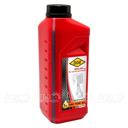 Масло минеральное DDE SAE 10W-40, 1 л для 4-х тактных двигателей  в Челябинске
