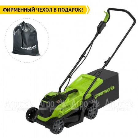 Газонокосилка аккумуляторная GreenWorks GD24LM33K2 в Челябинске