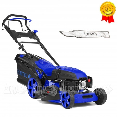 Газонокосилка бензиновая Haitec HT-RM512ES + запасной нож в Челябинске