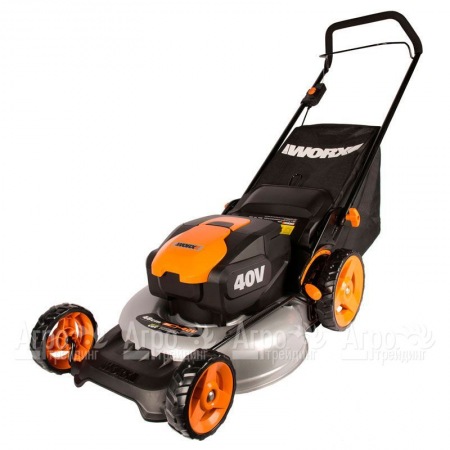 Газонокосилка аккумуляторная Worx WG751E в Челябинске