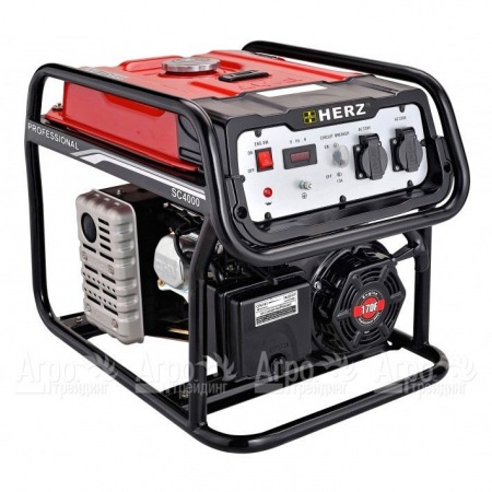 Бензогенератор Herz SC4000 3.3 кВт в Челябинске