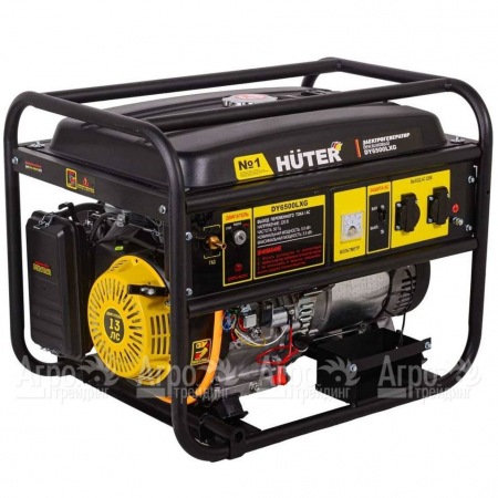 Бензогенератор Huter DY6500LXG 5 кВт в Челябинске
