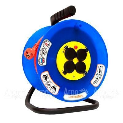 Удлинитель на катушке 4*50 м ВЕМ 250 ПВС 3*1.5 IP44 У  в Челябинске