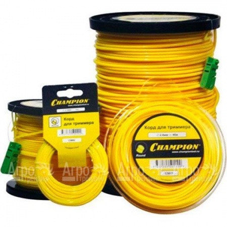 Корд триммерный Champion Round 3.0мм, 164м (круглый)+нож  в Челябинске