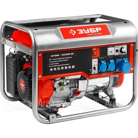 Бензогенератор Зубр ЗЭСБ-6200 6.2 кВт в Челябинске