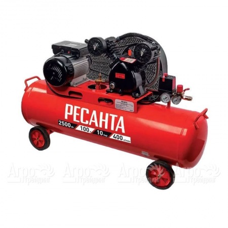 Компрессор поршневой Ресанта КП-100/400Р в Челябинске