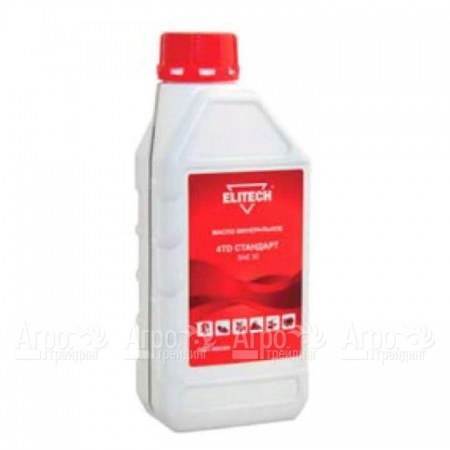 Масло минеральное Elitech 2001.000300 SAE 30 1 л для 4-х тактных двигателей  в Челябинске