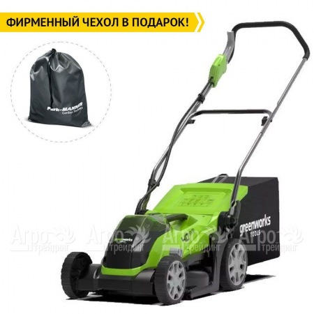 Газонокосилка аккумуляторная GreenWorks G40LM35K4  в Челябинске