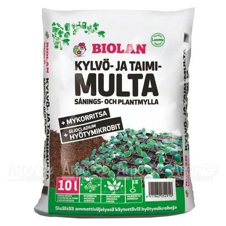 Земля для рассады и пикировки Biolan 10 л в Челябинске