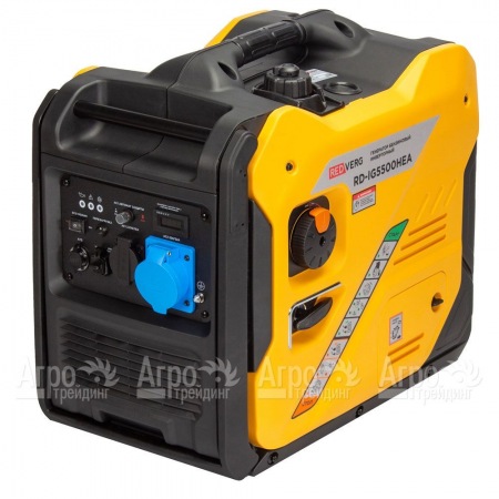 Бензогенератор инверторный RedVerg RD-IG5500HEA 5 кВт в Челябинске