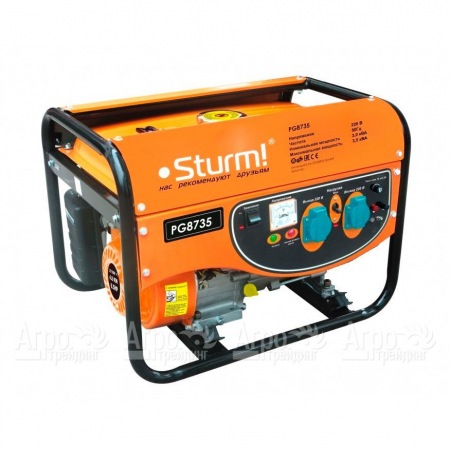 Бензогенератор Sturm PG8735 3 кВт в Челябинске