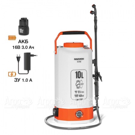Аккумуляторный опрыскиватель Daewoo DSA 10Li в Челябинске