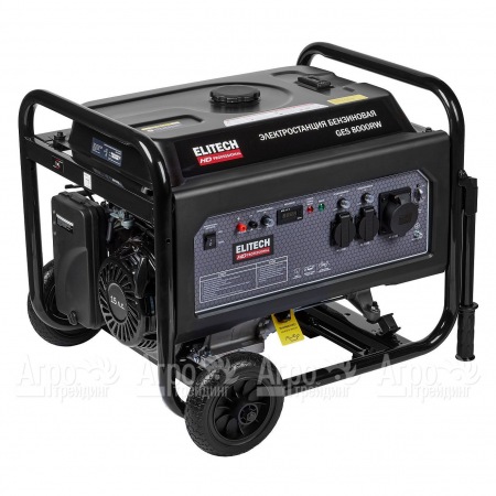 Бензогенератор Elitech GES 8000RW 6 кВт  в Челябинске