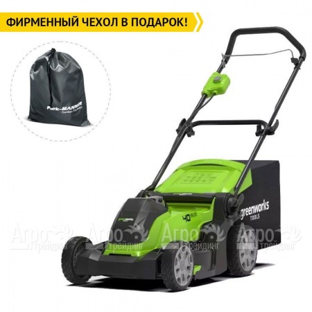 Газонокосилка аккумуляторная GreenWorks G40LM41 (без аккумулятора и зарядного устройства) в Челябинске