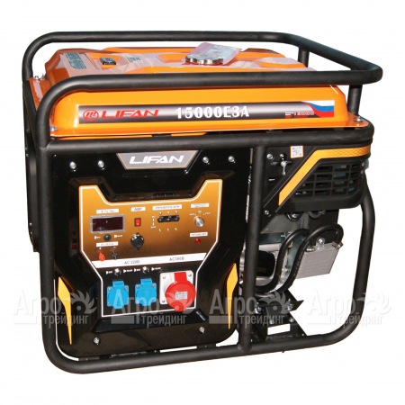 Бензогенератор Lifan 15000E3А 13 кВт в Челябинске