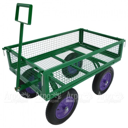 Тележка Sadovodcart Садовод четырехколесная с откидными бортами  в Челябинске