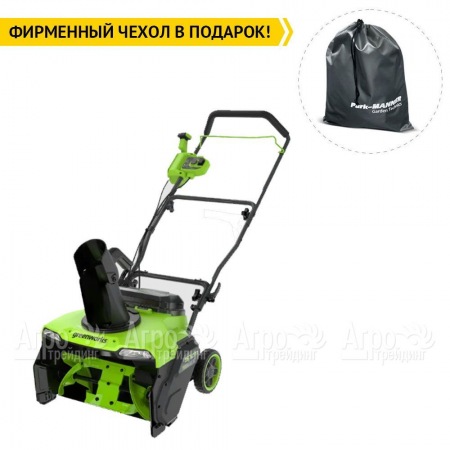 Снегоуборщик аккумуляторный GreenWorks GD40STX2 (без аккумулятора и зарядного устройства) в Челябинске