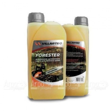 Всесезонное адгезионное масло Villartec Forester 1 л для пильных цепей в Челябинске