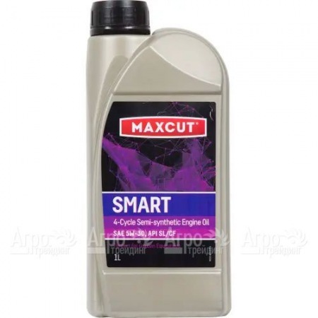 Масло MaxCUT Smart 4T Semi-Synthetic, 1 л для 4-х тактных двигателей  в Челябинске