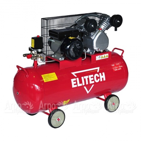 Компрессор ременной масляный Elitech КПР 100/400/2.2 в Челябинске