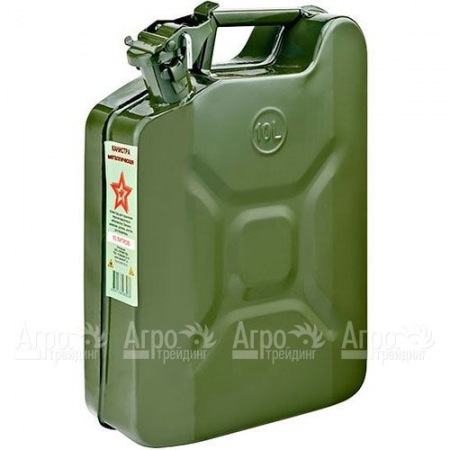 Канистра Звезда 10 л с фиксатором (металл 0.6 мм) в Челябинске