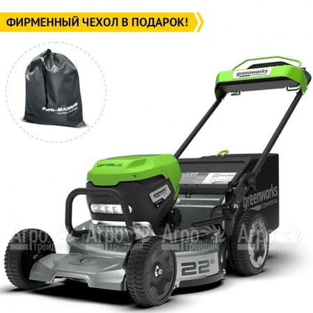 Газонокосилка аккумуляторная GreenWorks LM221S (без аккумулятора и зарядного устройства)  в Челябинске