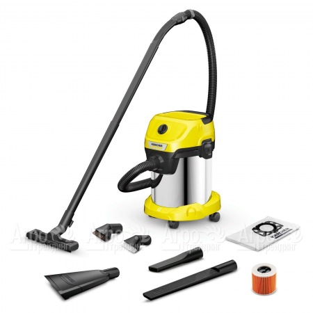 Хозяйственный пылесос Karcher WD 3 S V-17/6/20 Car в Челябинске