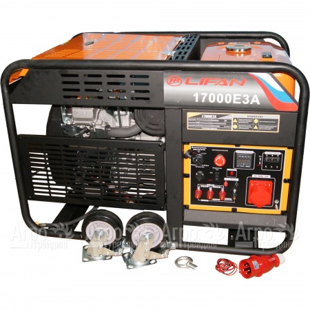 Бензогенератор Lifan 17000E3А 15.5 кВт в Челябинске