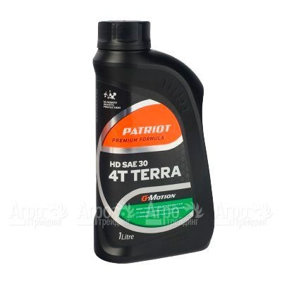 Масло минеральное Patriot G-Motion HD SAE 30 4Т Terra 1 л для 4-х тактных двигателей в Челябинске
