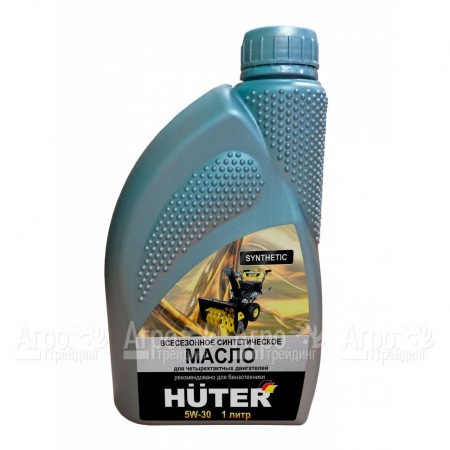 Масло моторное синтетическое Huter 5W-30 1 л для 4-х тактных двигателей в Челябинске