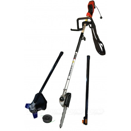 Электрокоса + высоторез Ikra Mogatec EAS 1035C + цепная пила 20 см в Челябинске