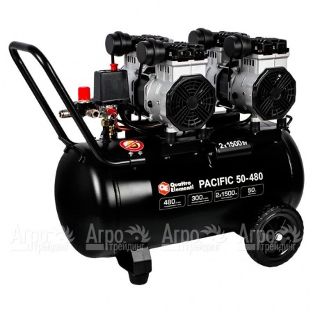 Компрессор безмаслянный Quattro Elementi Pacific 50-480  в Челябинске