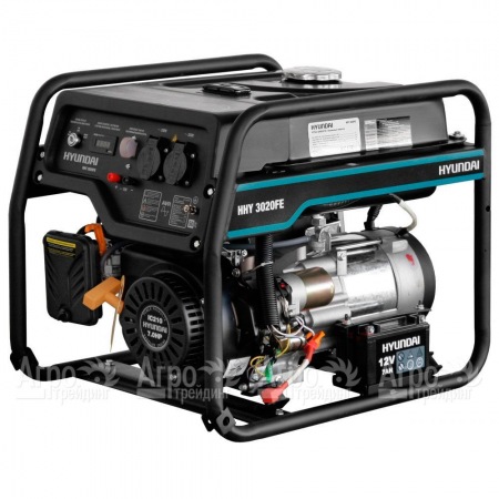 Бензогенератор Hyundai HHY 3020FE 2.8 кВт в Челябинске