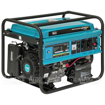 Бензогенератор Wert G 8000E (W0101.014.00) 6 кВт в Челябинске