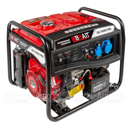 Бензогенератор Brait GB-7500E PRO 7 кВт в Челябинске