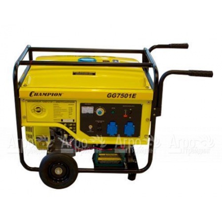 Бензогенератор Champion GG7501E 6 кВт в Челябинске
