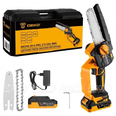 Аккумуляторная пила DEKO DKCHS 20-6 PRO 6&quot; в кейсе  в Челябинске