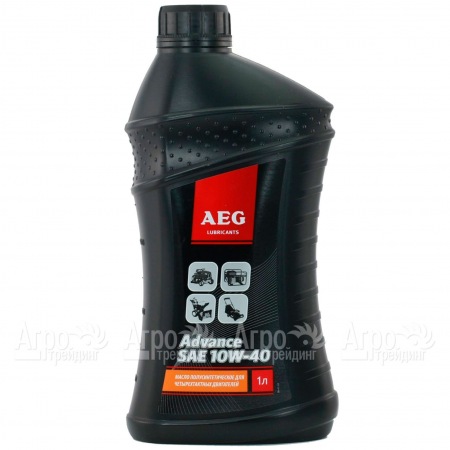 Масло п/с AEG Advance SAE 10W40 API SJCF 1 л для 4-х тактных двигателей  в Челябинске
