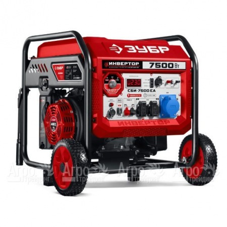 Бензиновый генератор инверторный Зубр СБИ-7500ЕА 7 кВт в Челябинске