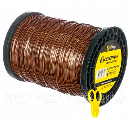 Корд триммерный Champion Nylplus Square 3.0мм, 236м (квадрат)+нож  в Челябинске