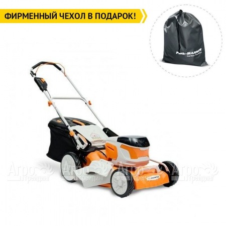 Газонокосилка аккумуляторная Villartec MA4046 SET AM408 + AC402 в Челябинске