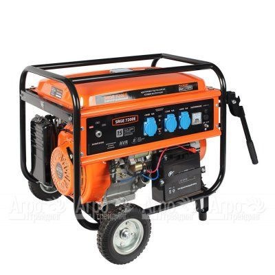 Бензогенератор Patriot Max Power SRGE-7200E 6 кВт   в Челябинске